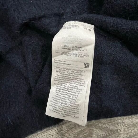 Selected Femme NWT LULU O-NECK NOOS - Jumper Sapphire melange Navy XL - Picture 5 of 15
